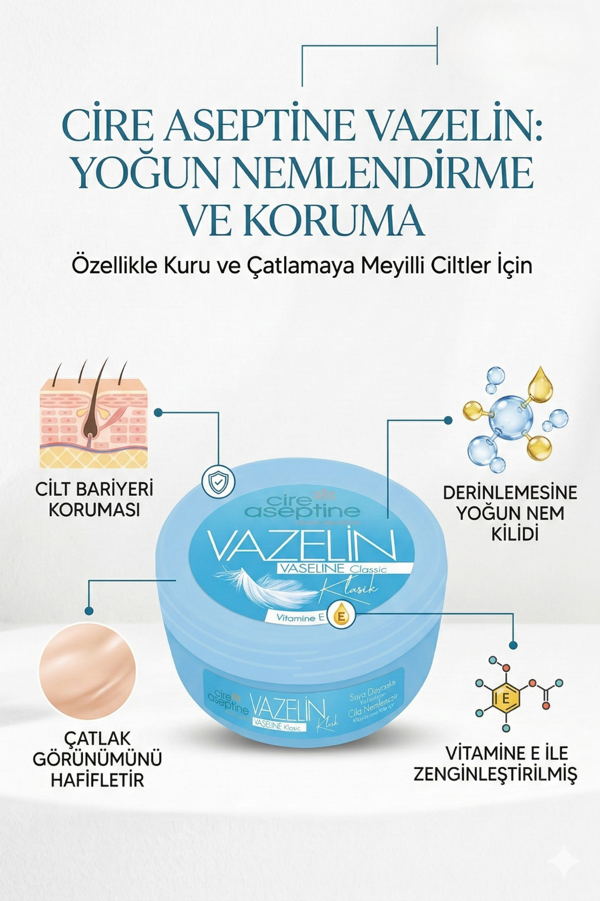Vazelin Klasik 150 ml — 8682276600553 — تصویر 2 از 6