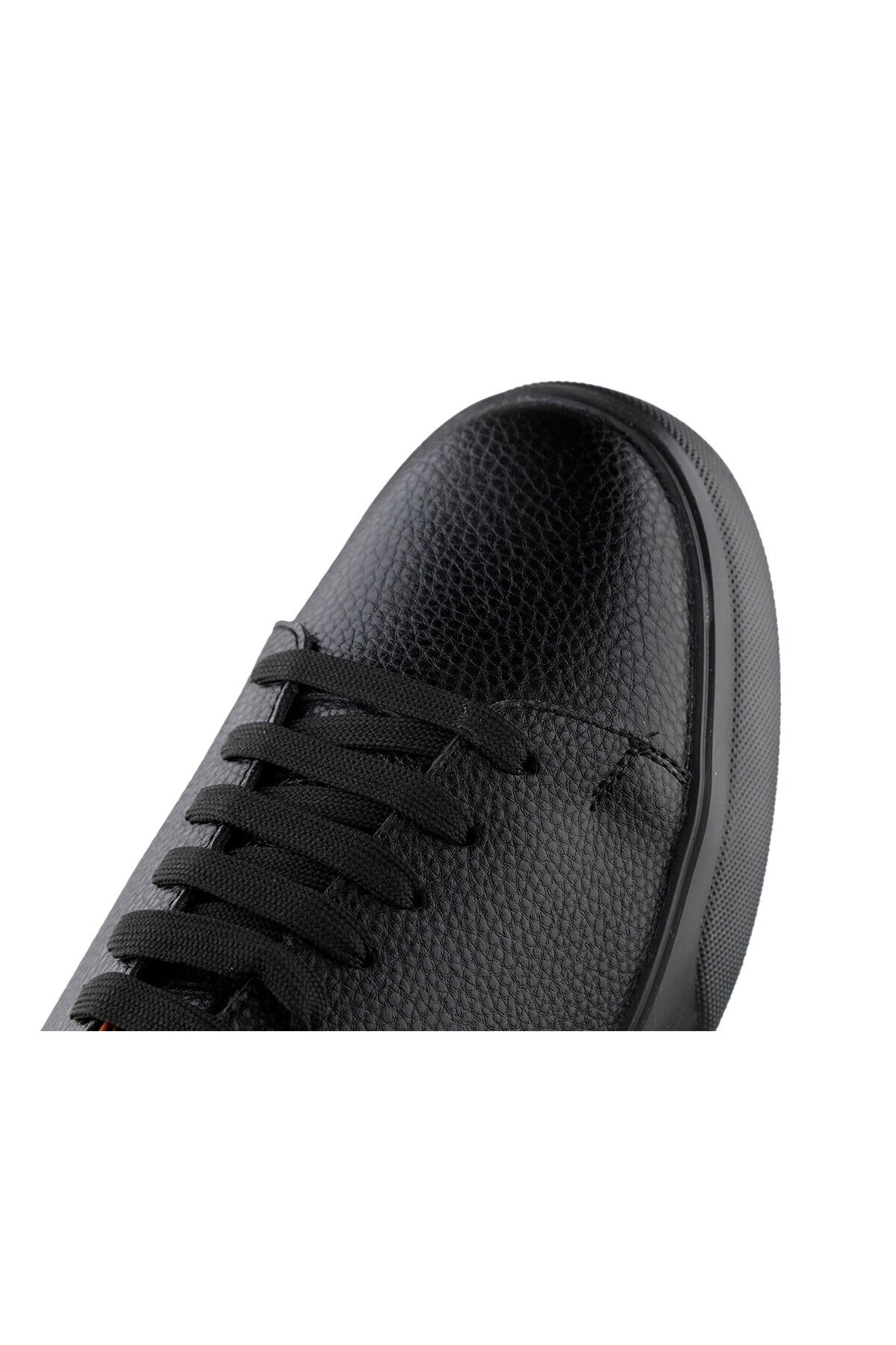 Lufian  Tommy Erkek Deri Sneaker Ayakkabı Siyah - Görsel 6