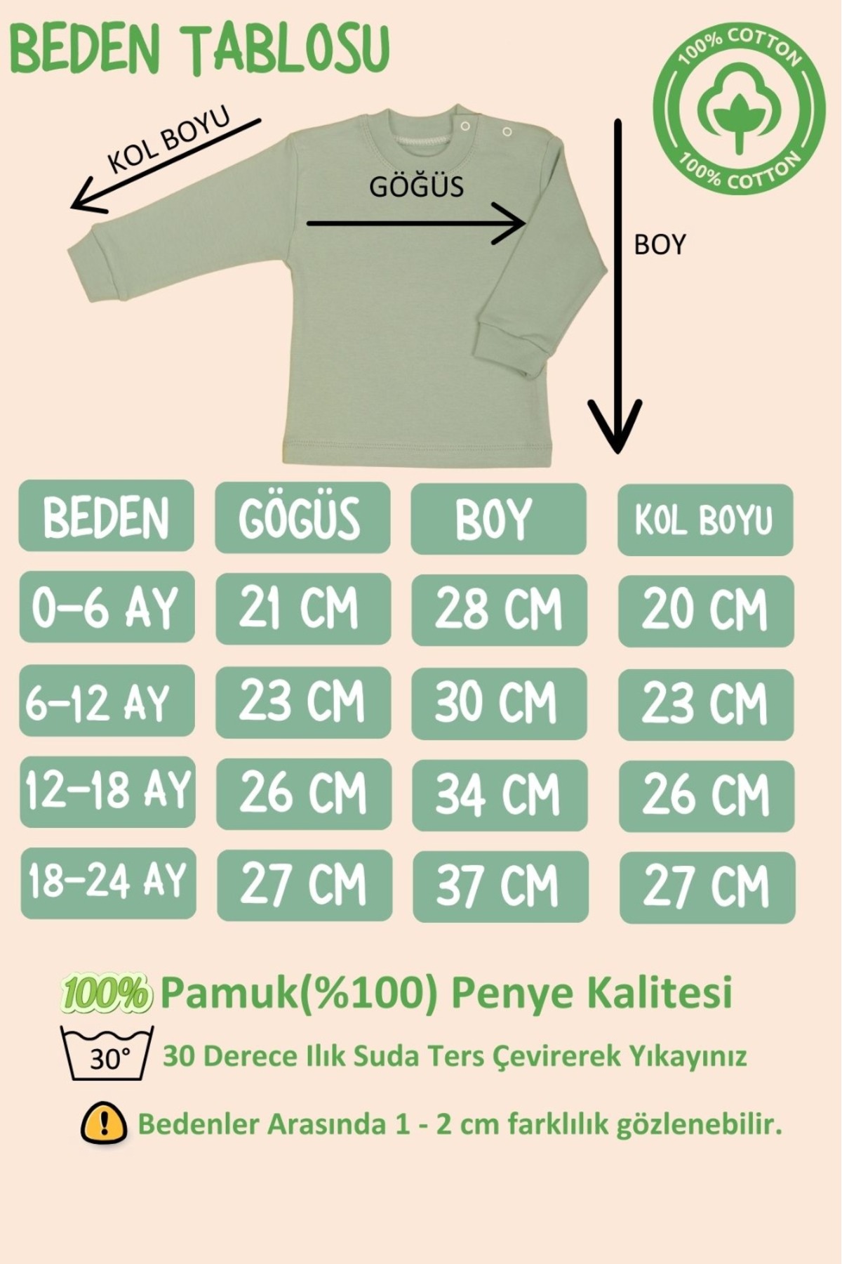 Genel Markalar 5'li Pamuklu Uzun Kol Çıtçıt O Yaka Body Zıbın fotoğrafı 2 (önizleme)