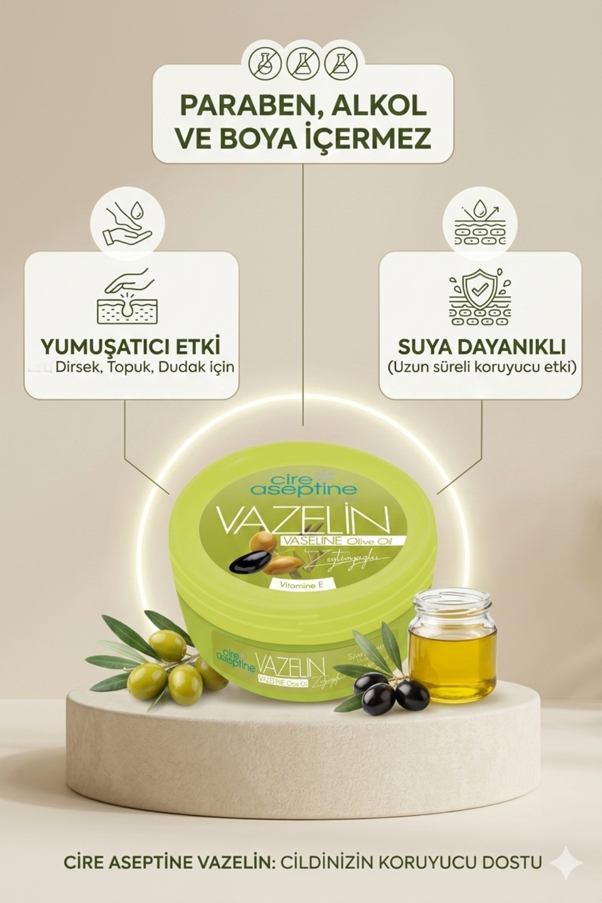 Zeytinyağlı Vazelin 150 ML — 8682276600577 — تصویر 5 از 6
