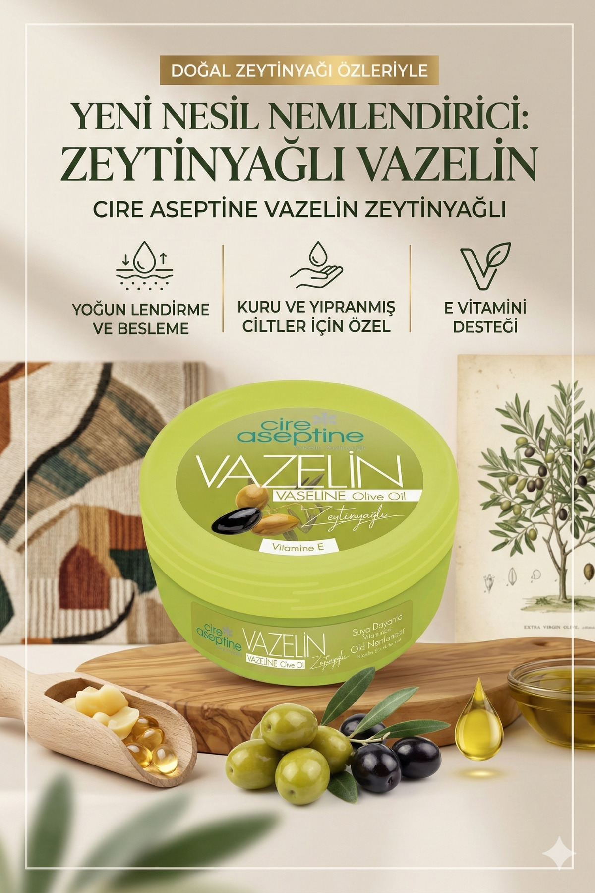 Zeytinyağlı Vazelin 150 ML — 8682276600577 — تصویر 2 از 6