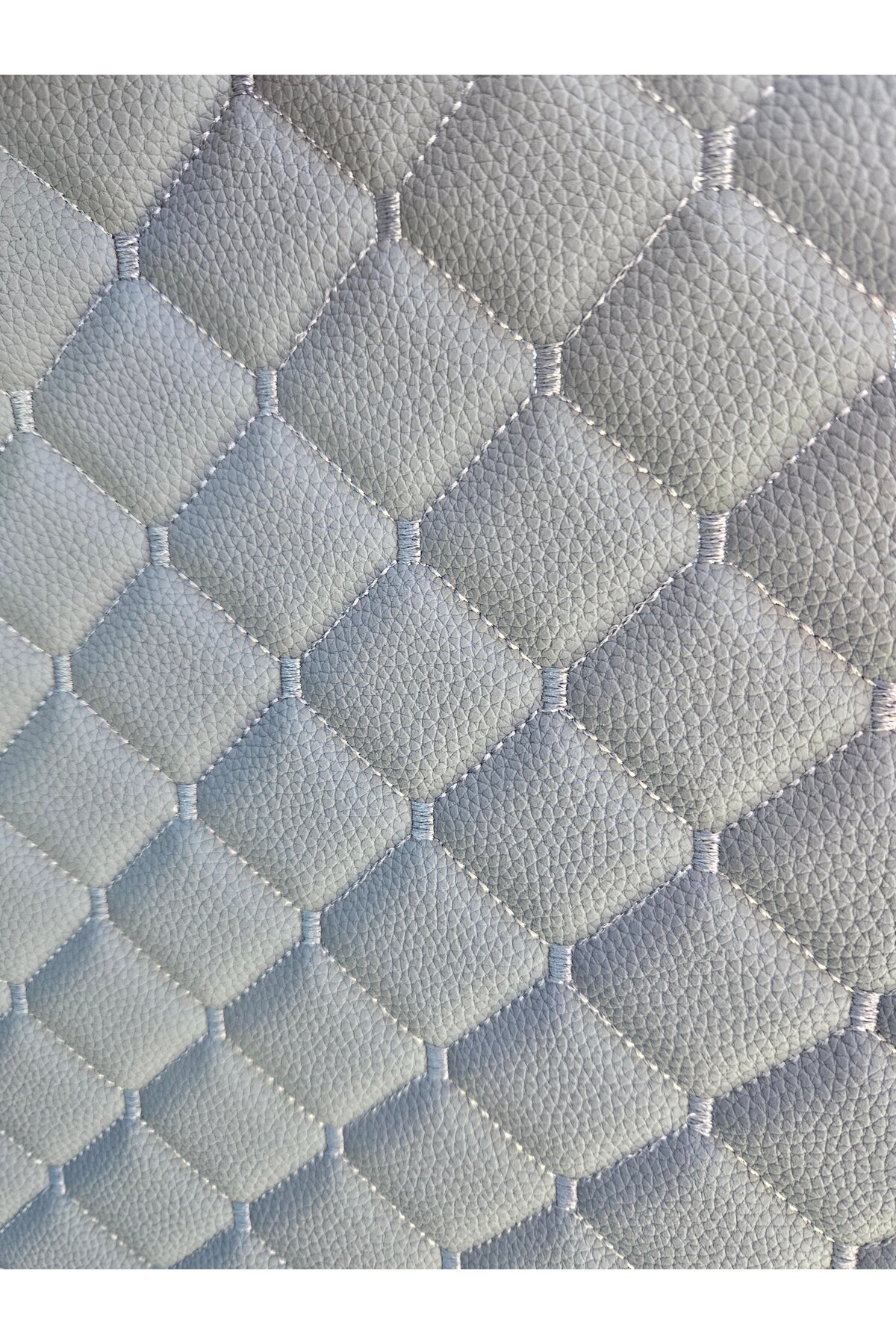 ER-AY OTO TEKSTİL Araba Koltuk Arkası Koruyucu Düzenleyici Organizer GRİ (TEKLİ) - Tablet Bölmeli, Kapitoneli fotoğrafı 3 (önizleme)