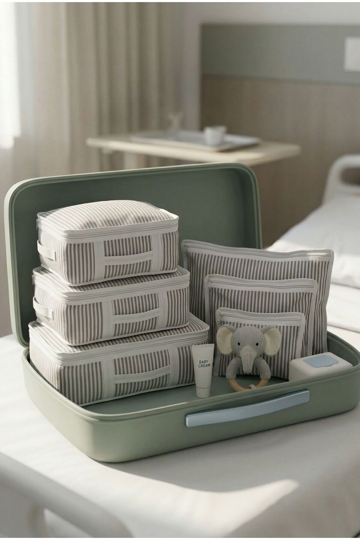 Özlem Toys Baby Doğum/Hastane Çıkış Çantası Fileli 6 Parça fotoğrafı 5 (önizleme)