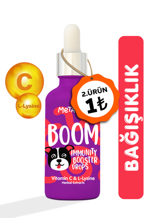 Metapet Köpekler için Bağışıklık Sistemi Güçlendirici, C Vitamini ve Lysine V...