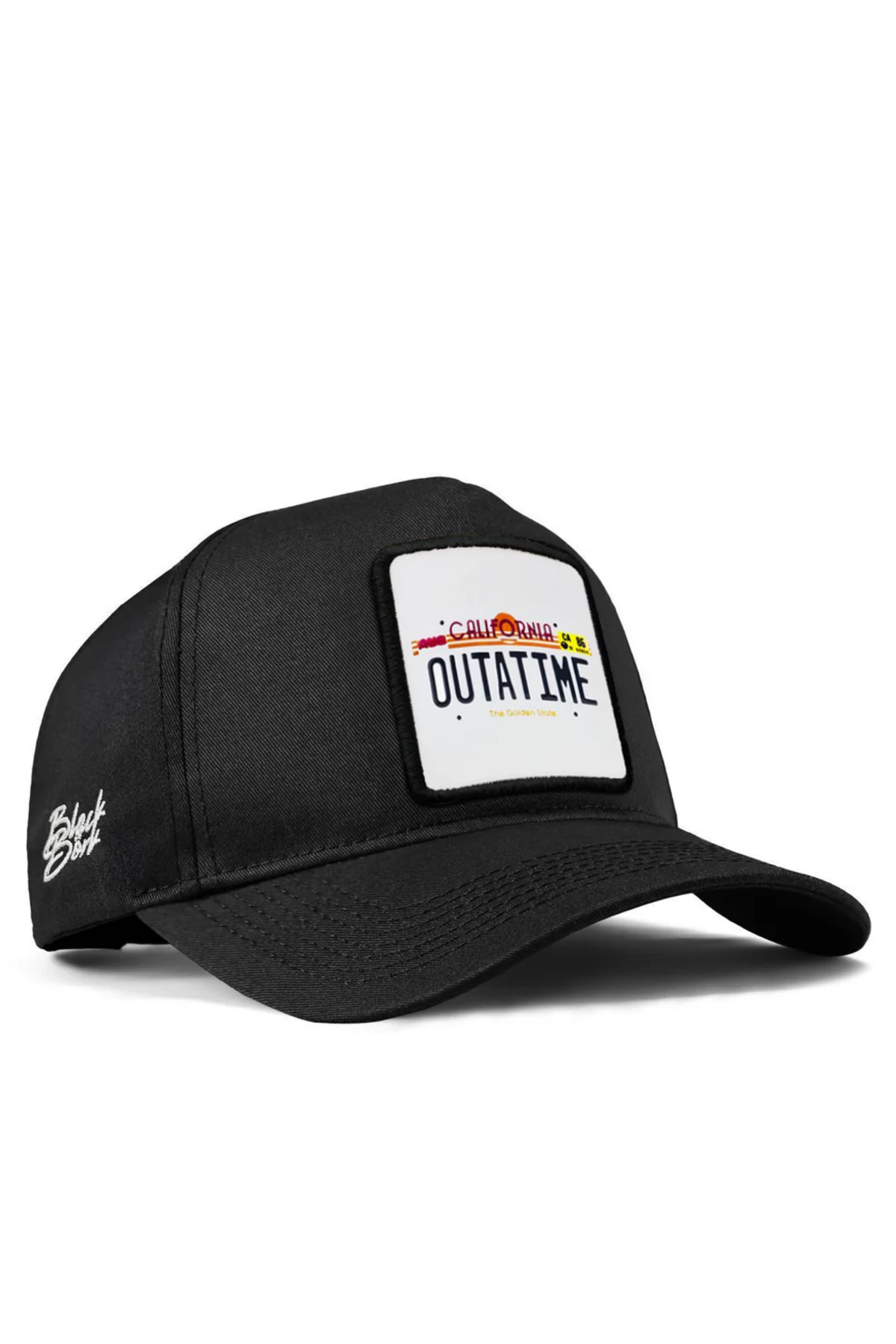 Black Baseball Cap with California Outatime Logo