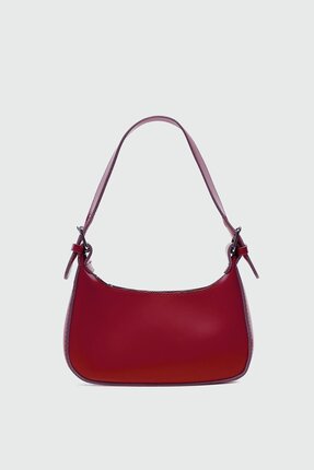 Shule Bags Muse Oval Baget Çanta Pembe