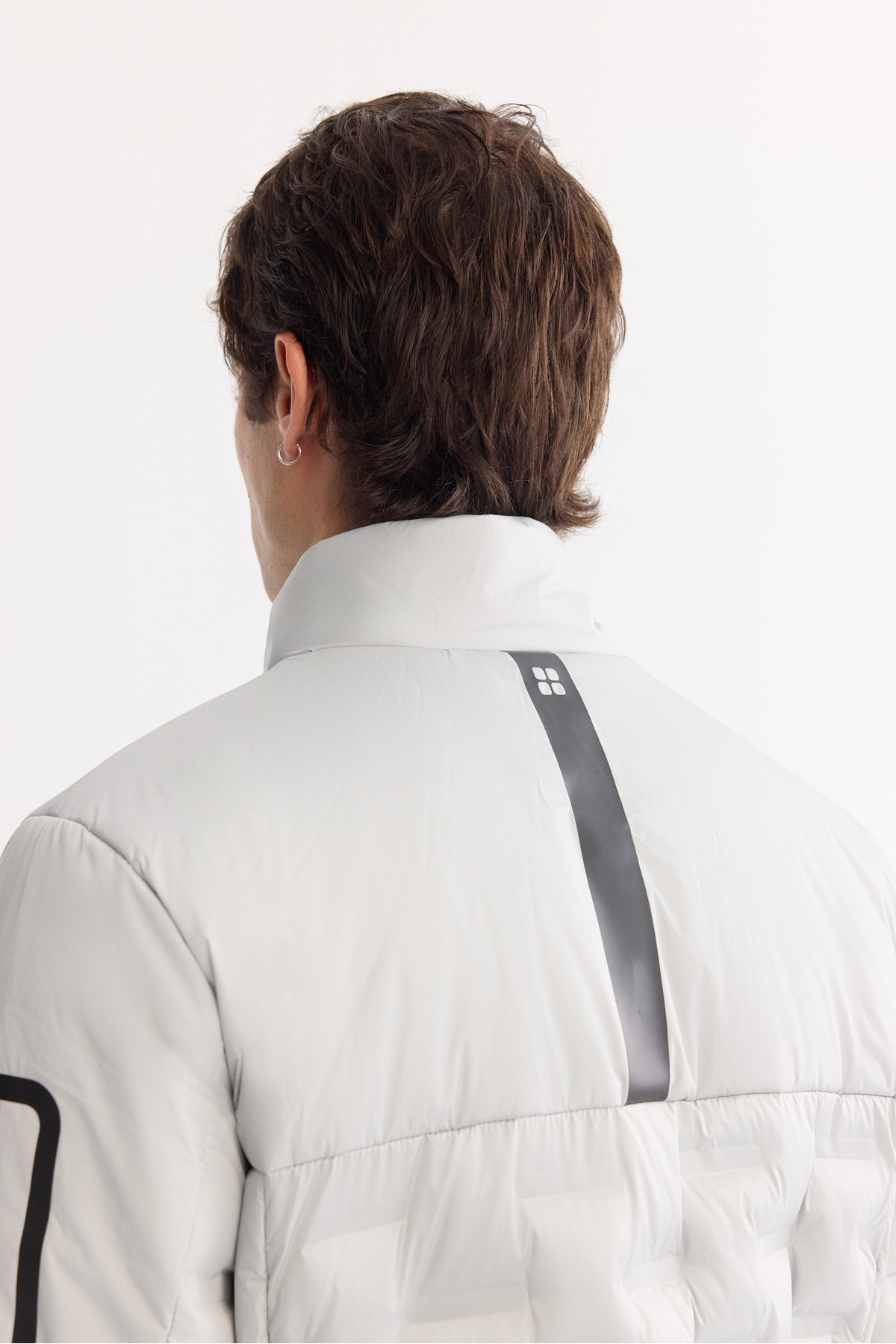 Avva  Erkek Gri Su İtici Rüzgar Geçirmez Şişme Regular Fit Mont B006082 - Görsel 9