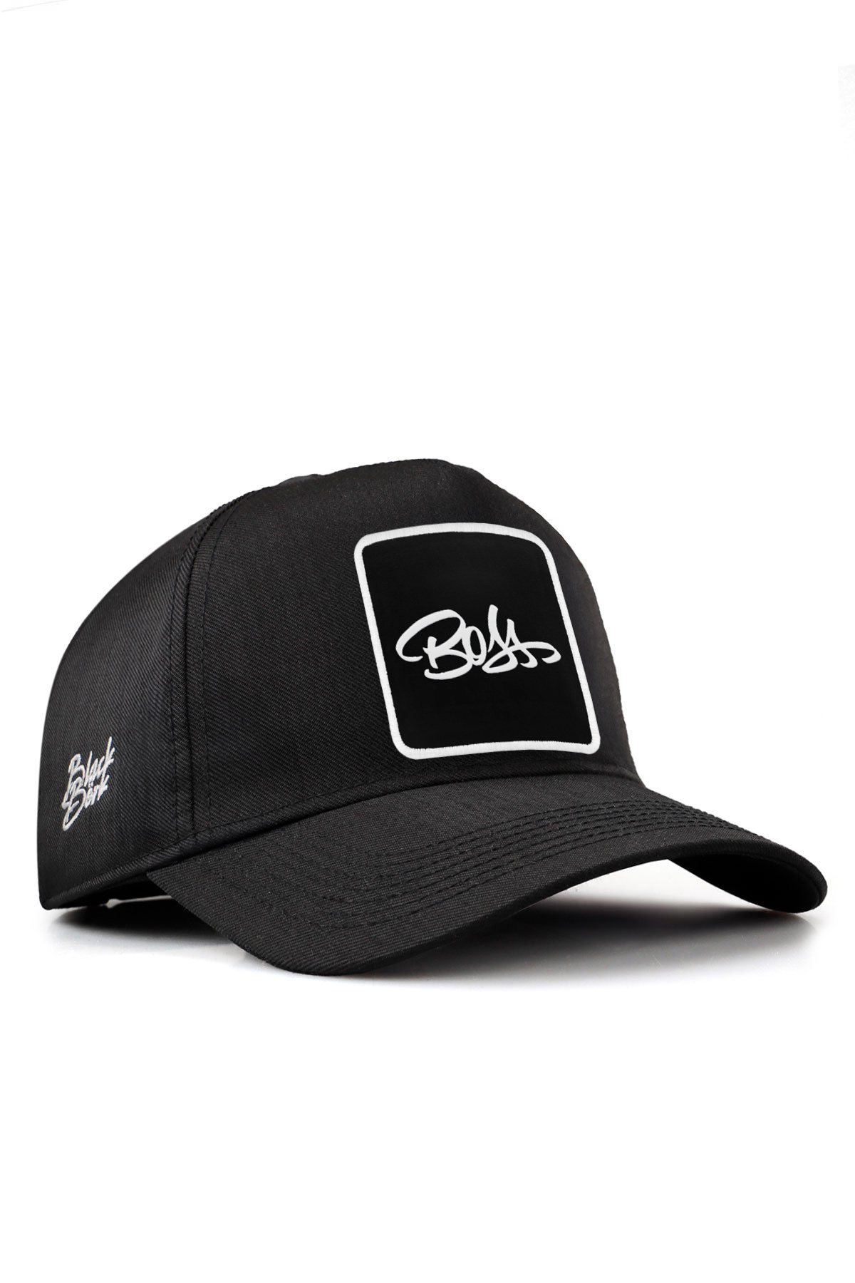 V1 Baseball Boss - Unisex Black Cordura Fabric Hat with 4sb Code Logo (CAP)