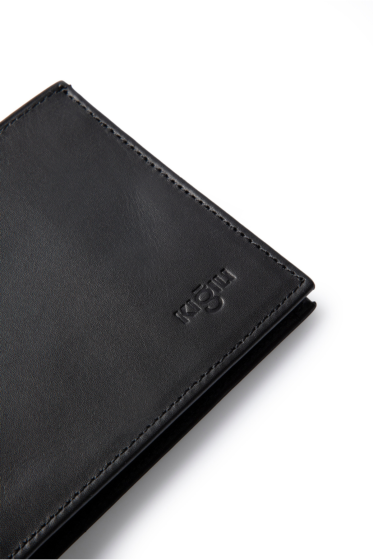 Kiğılı  Düz Kartlık Para Bölmeli Hediye Kutulu Hakiki Deri Cüzdan - Görsel 2