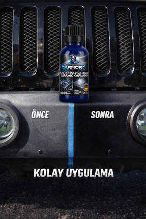 CARMORX Plastik Yenileyici & Onarıcı Seramik Kaplama | Solmuş Plastikler İçin