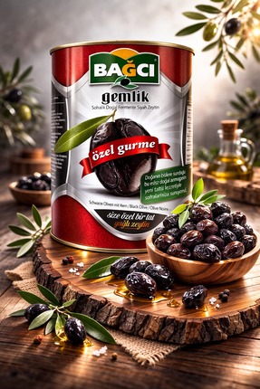 Bağcı Zeytin Siyah Özel Gurme (2XL- XL) 1000 gr (1 KİLOGRAM)