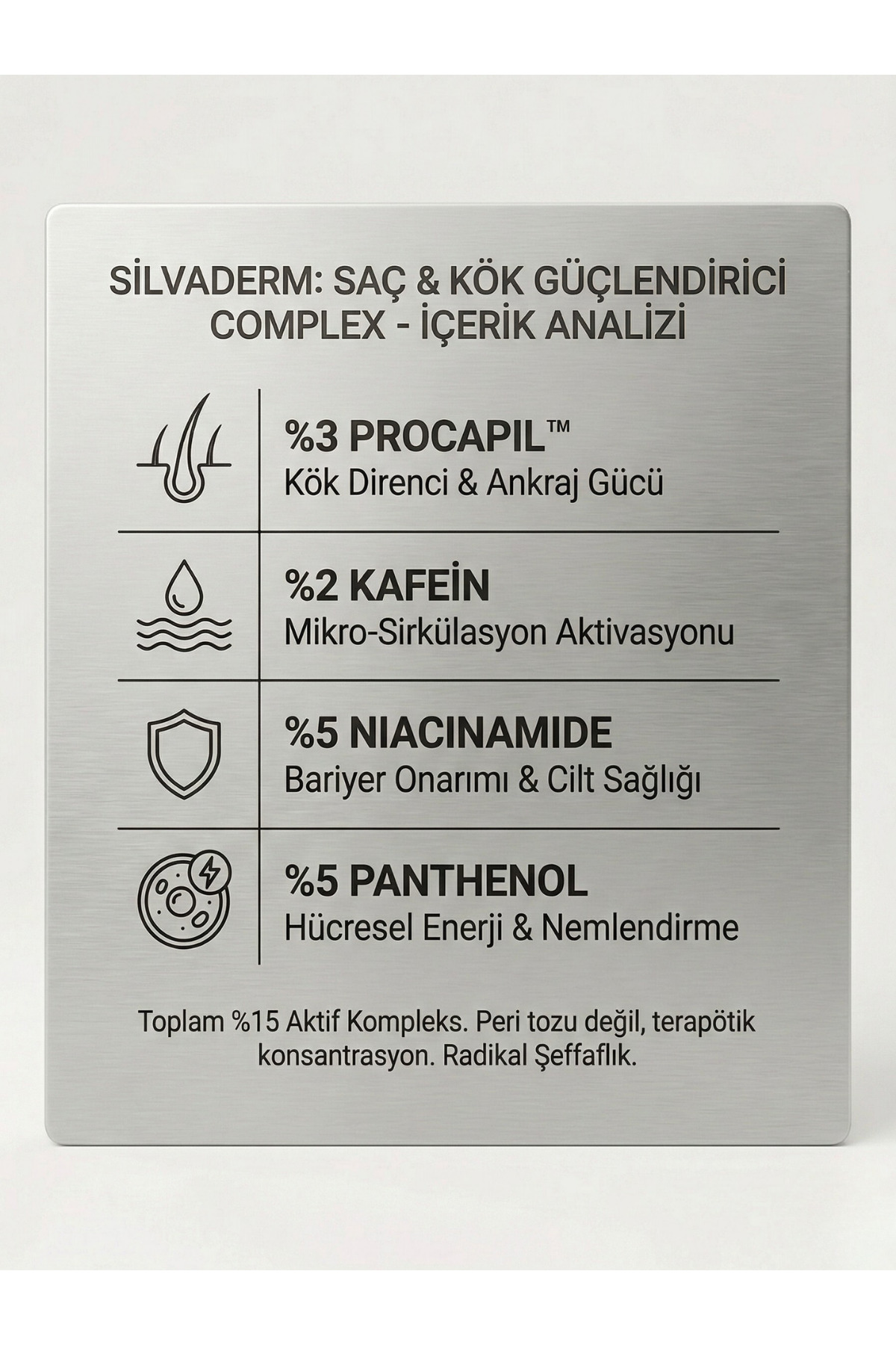 Silvaderm Yoğun Içerikli Saç Bakım Serumu — AlopeGen — تصویر 3 از 5