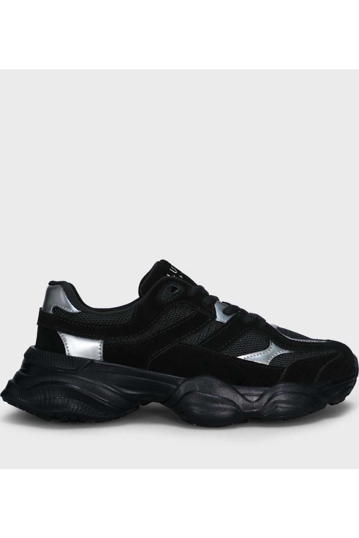 Lufian  112230240 Mark Sneaker Erkek Deri Ayakkabı SİYAH