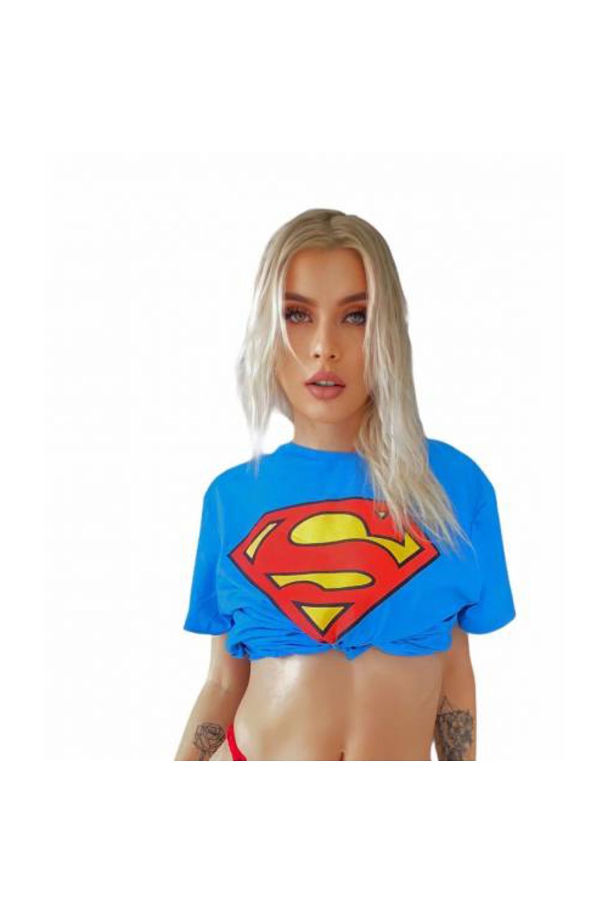 alaska the last frontier  Superman Logolu T-shirt Unisex - Görsel 5