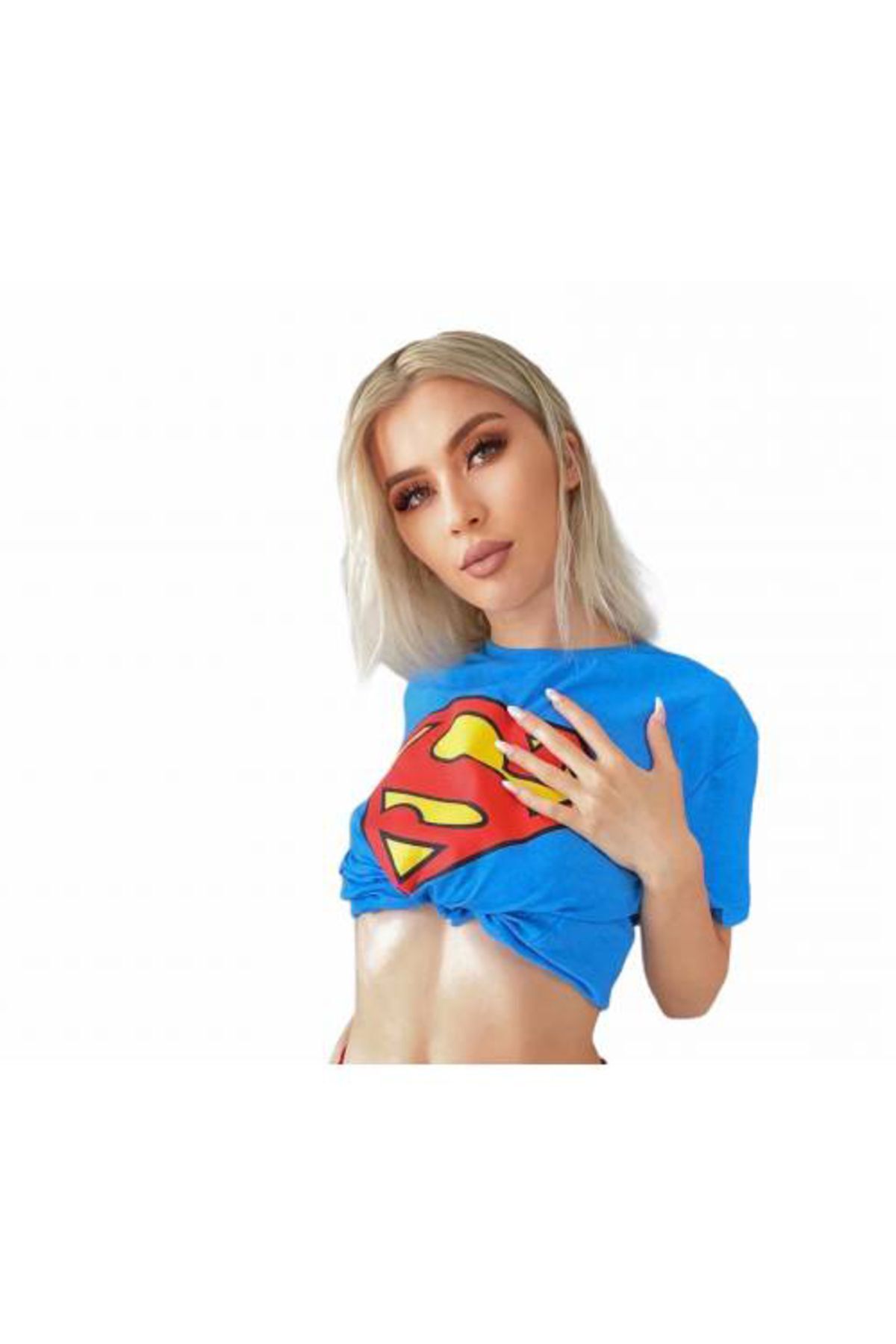 alaska the last frontier  Superman Logolu T-shirt Unisex - Görsel 4