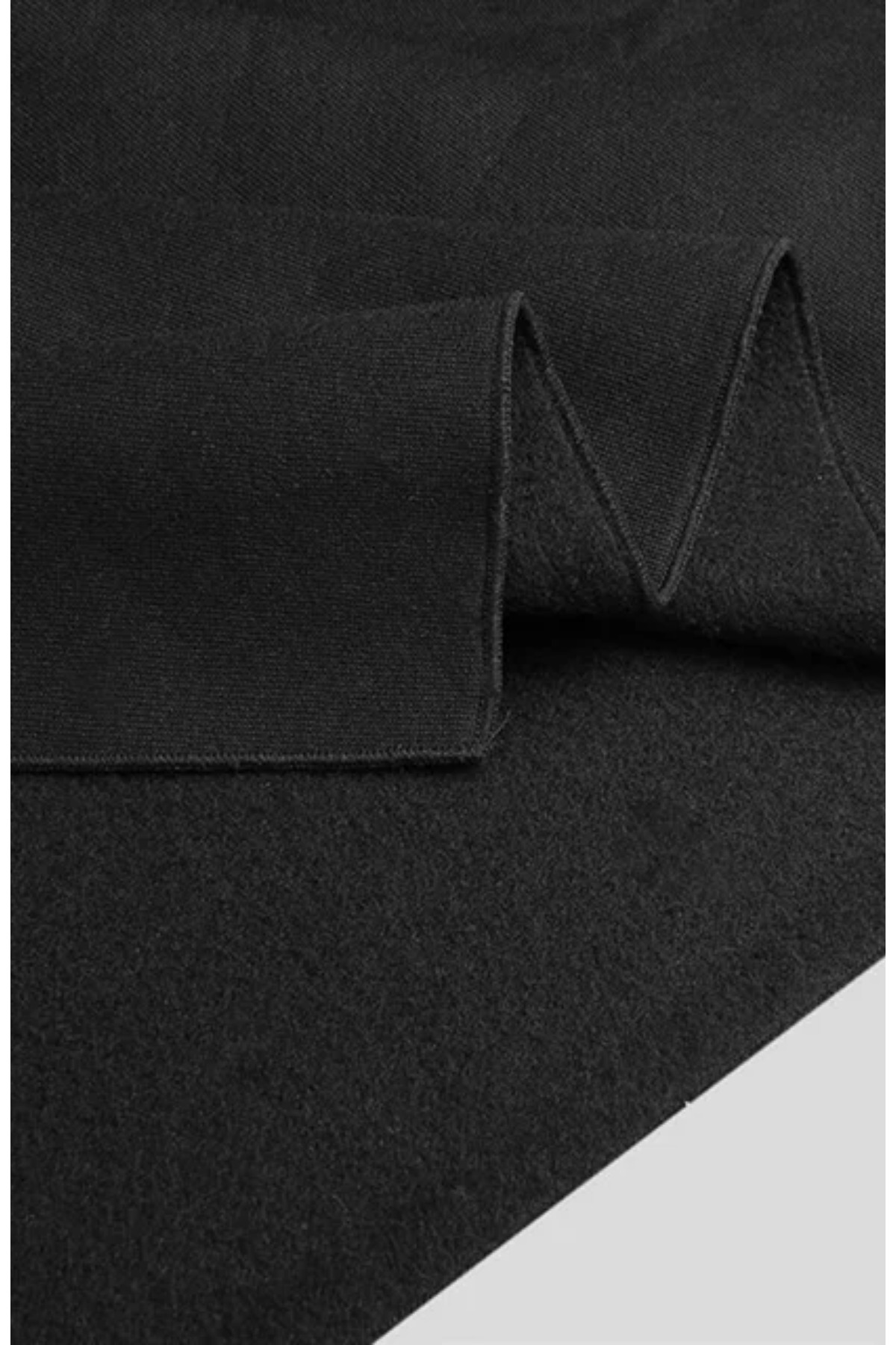 arakan  Unisex Kapüşonlu Oversize Ponço Sweatshirt – Asimetrik Kesim, Kalın Kumaş, Rahat Kalıp - E8 3020 - Görsel 4