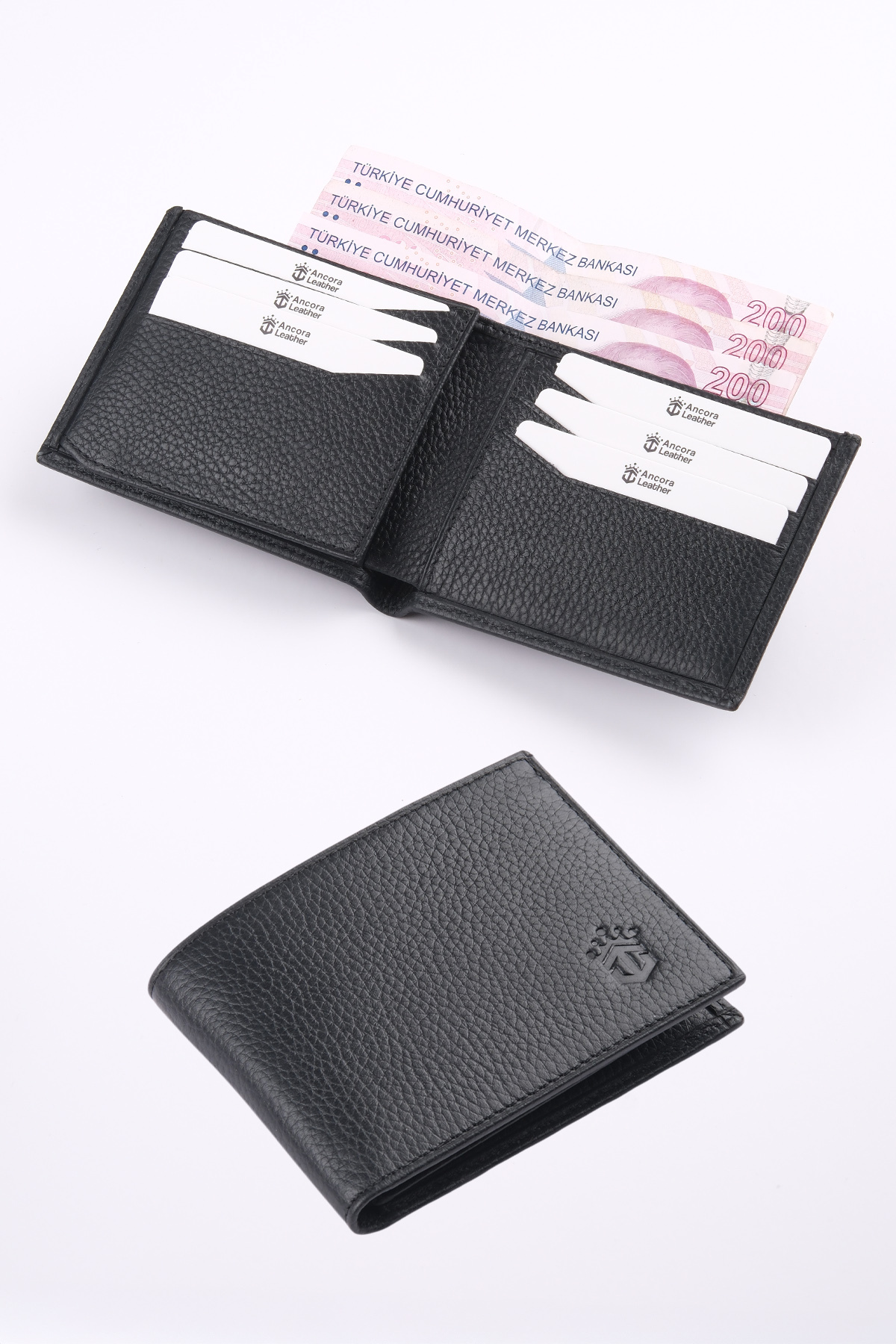 Ancora Leather  Hakiki Deri Erkek Cüzdan-26500-Siyah - Görsel 9