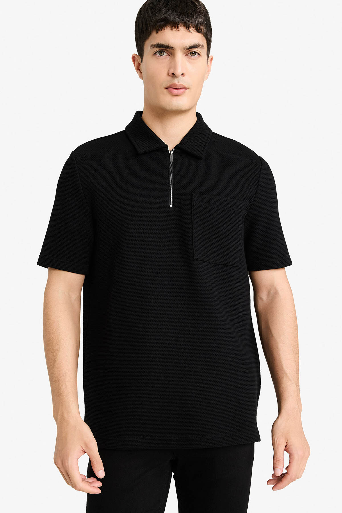 Defacto Cotton Regular Fit Short Sleeve Polo T-Shirt F9748Ax26Sp