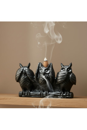 stonestory Görmedim Duymadım Bilmiyorum Baykuşlu Geri Akışlı Tütsülük