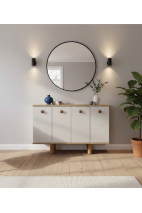 TESSA MOBİLYA Linda Bohem 120cm Konsol, Tv Ünitesi, Tv Sehpası, Kahve Köşesi,...