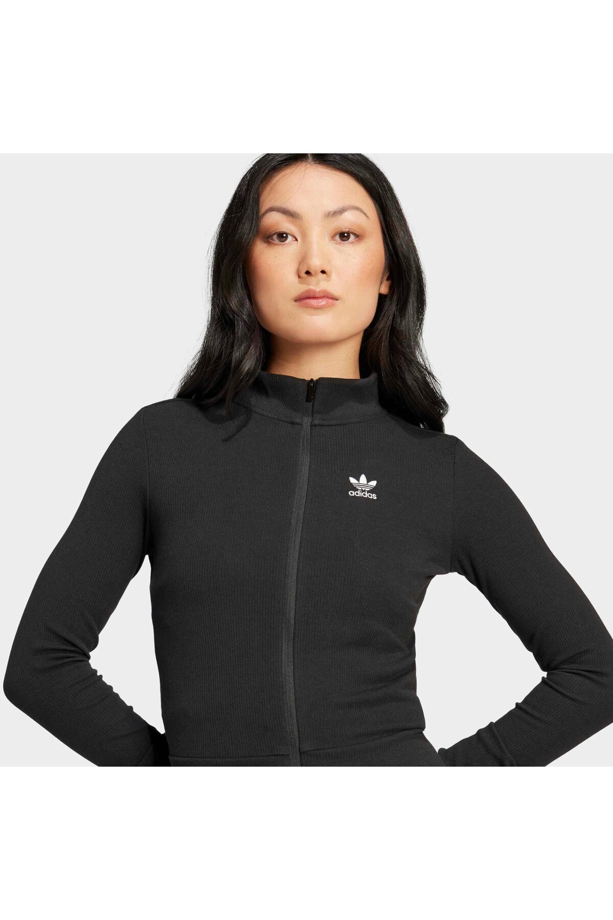 adidas Essentials Kadın Siyah Ceket (JD5905) görsel 4