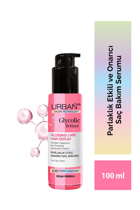Urban Care Glycolic Retinol Parlaklık Etkili Onarıcı Saç Bakım Serumu-100ml-G...
