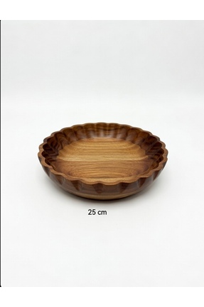 BALSA Akasya Kase Kenar Detaylı Sunum Tabağı 25 cm