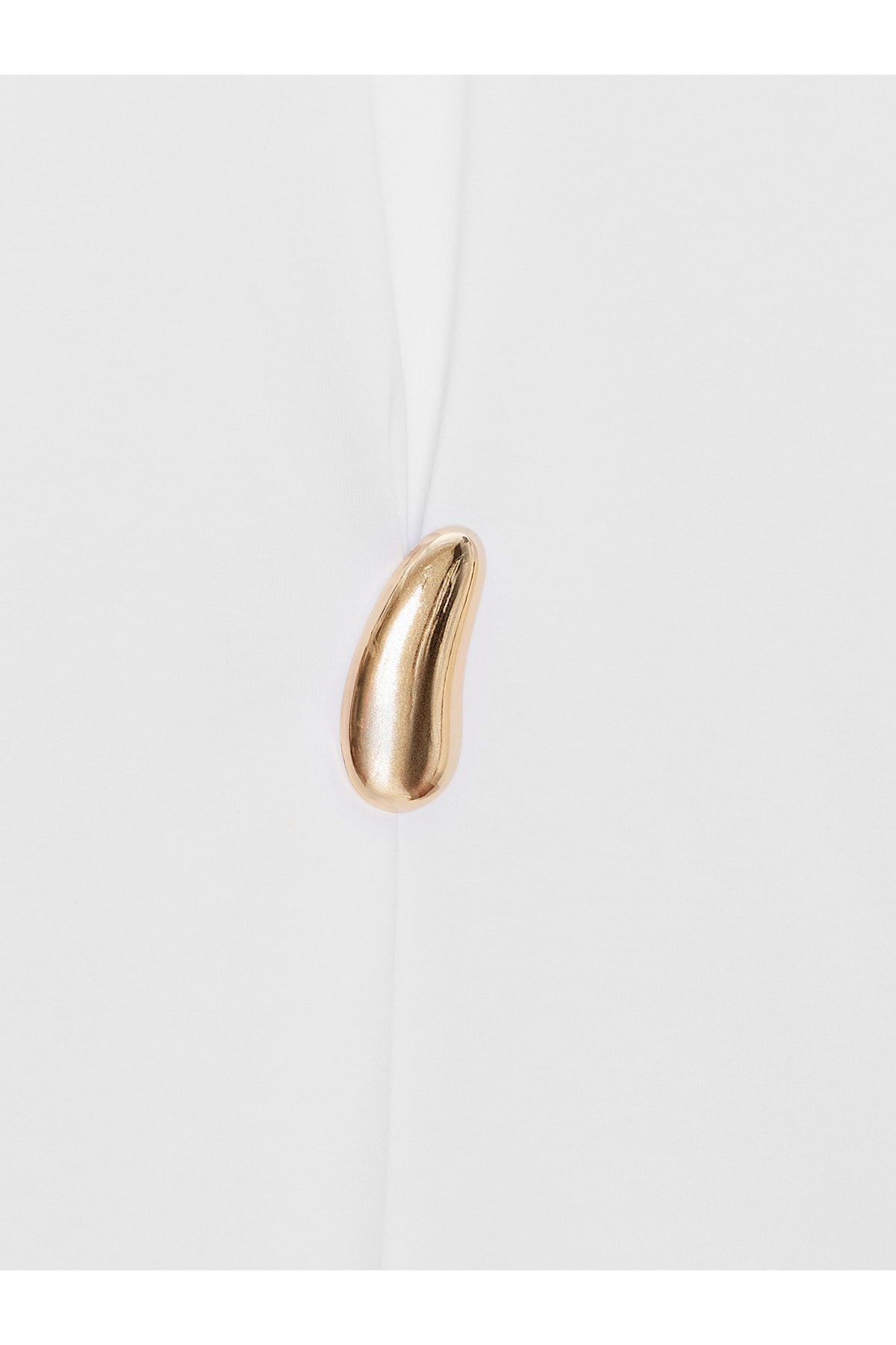 Dilvin  32445 Aksesuar Detaylı Basic T-Shirt-Beyaz - Görsel 7