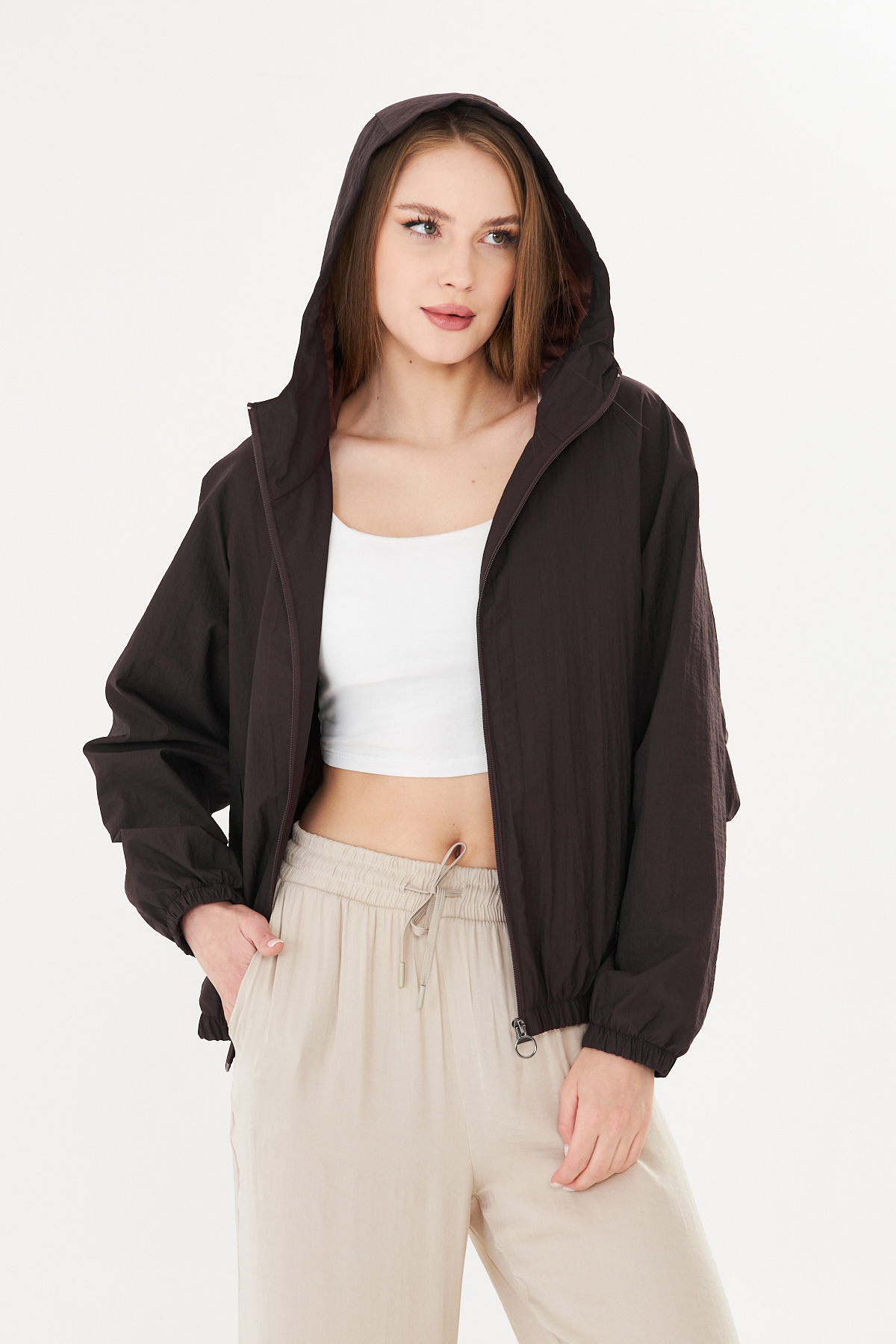 PIQUE  KADIN YAĞMURLUK Kapüşonlu Kadın Yağmurluk - Görsel 3