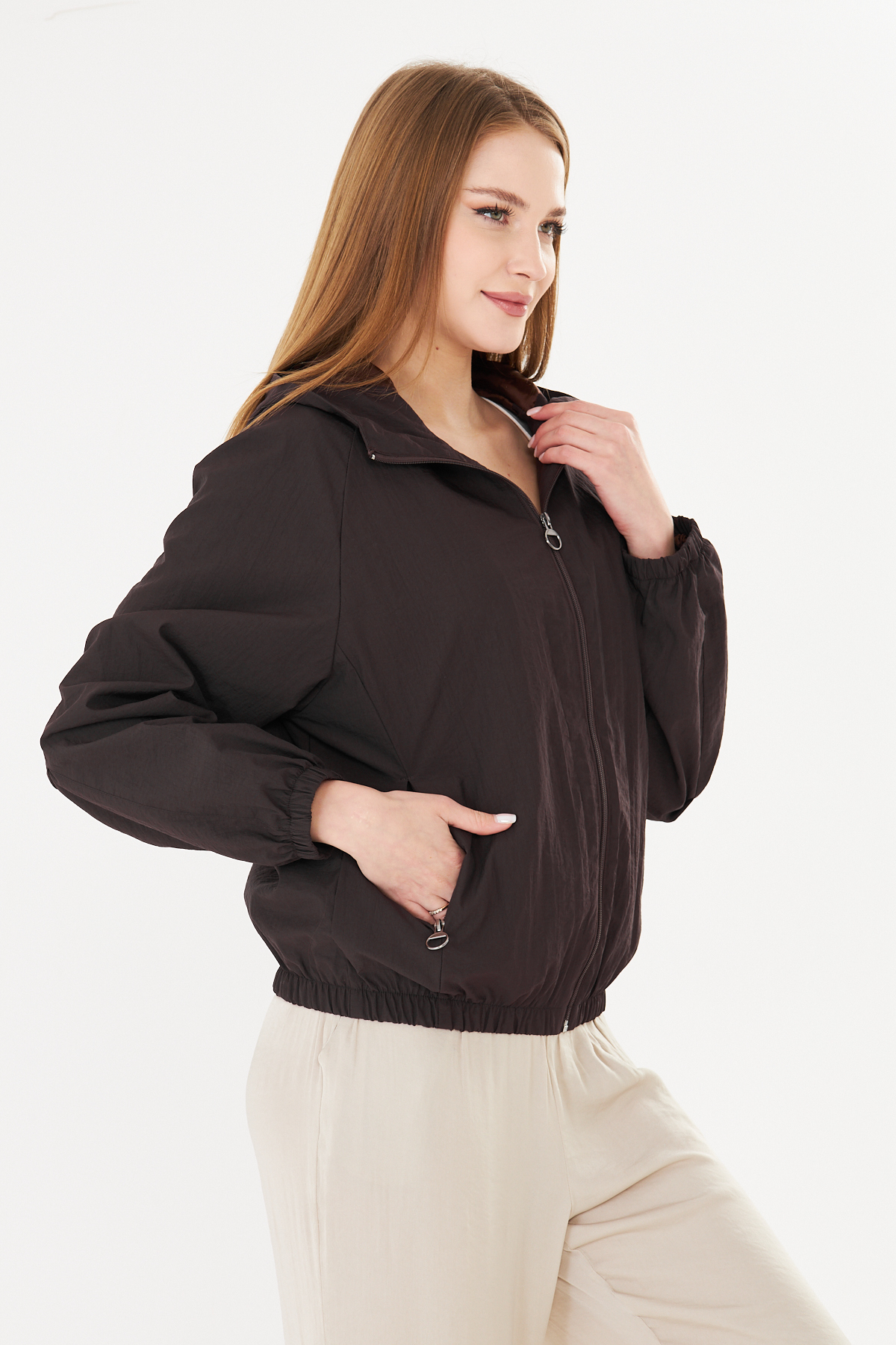 PIQUE  KADIN YAĞMURLUK Kapüşonlu Kadın Yağmurluk - Görsel 5