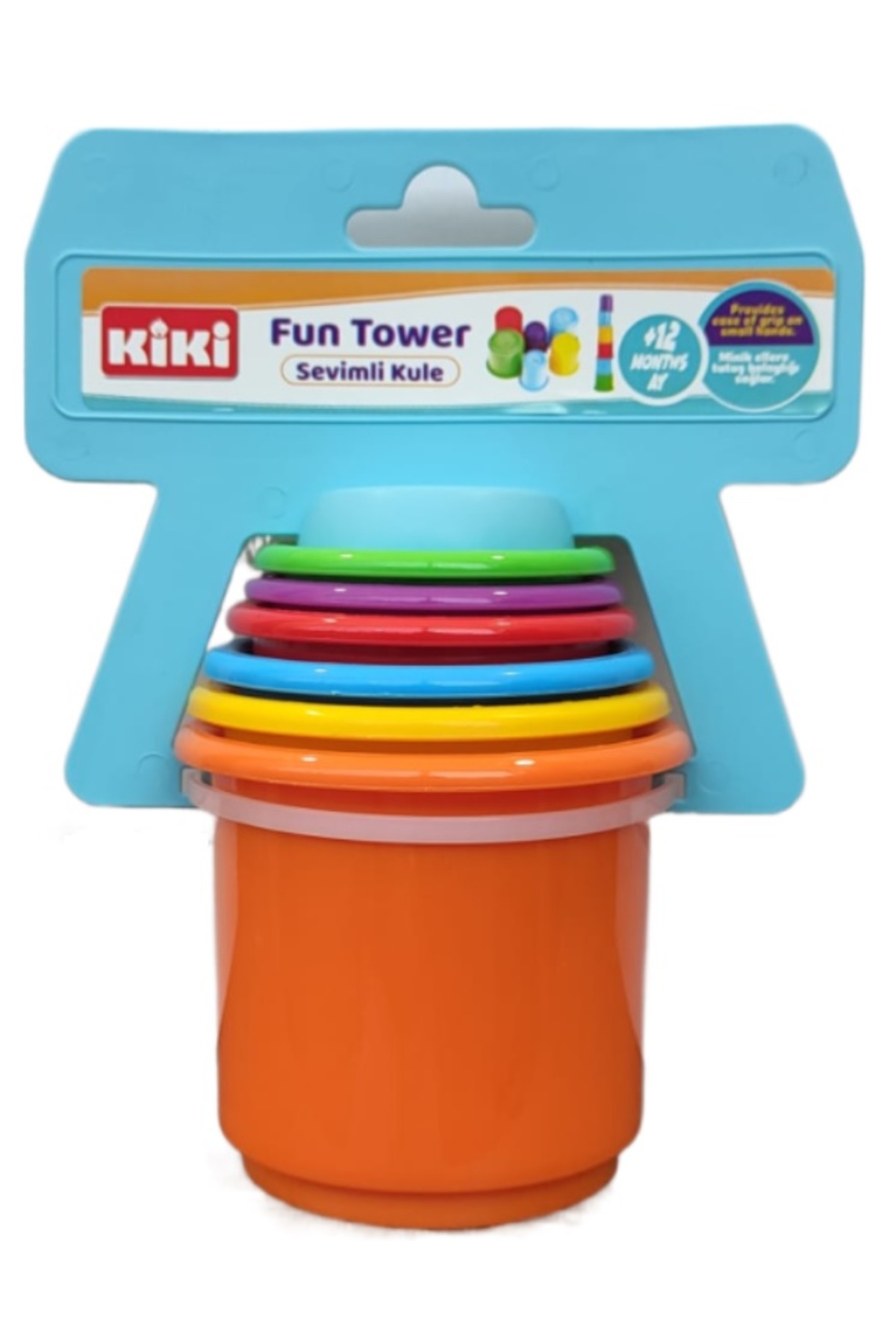 Kiki Bebeğimin İlk Oyuncakları 3lü Set 50 adet 6 cm Havuz Topu - Bultak Küp - Sevimli Kule fotoğrafı 5 (önizleme)