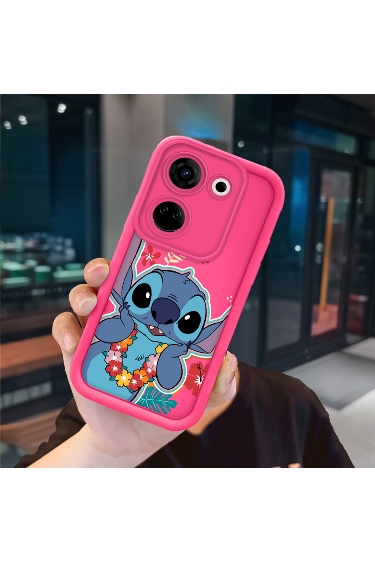 Tecno Camon 20 Pro 4G Compatible Pink Red Silicone Case Shockproof Camera Protection