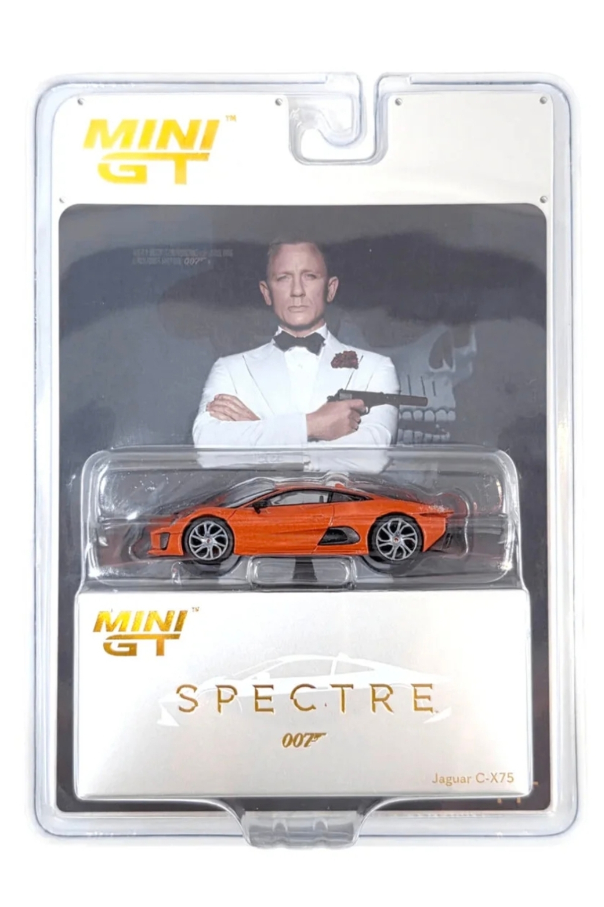 mini gt 5'li Set- 007 James Bond- Spectre-Goldfinger-Tomorrow-For