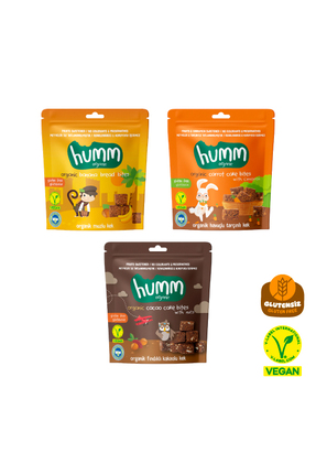 Humm Organic Kek Paketi 3 Adet(3 çeşit)
