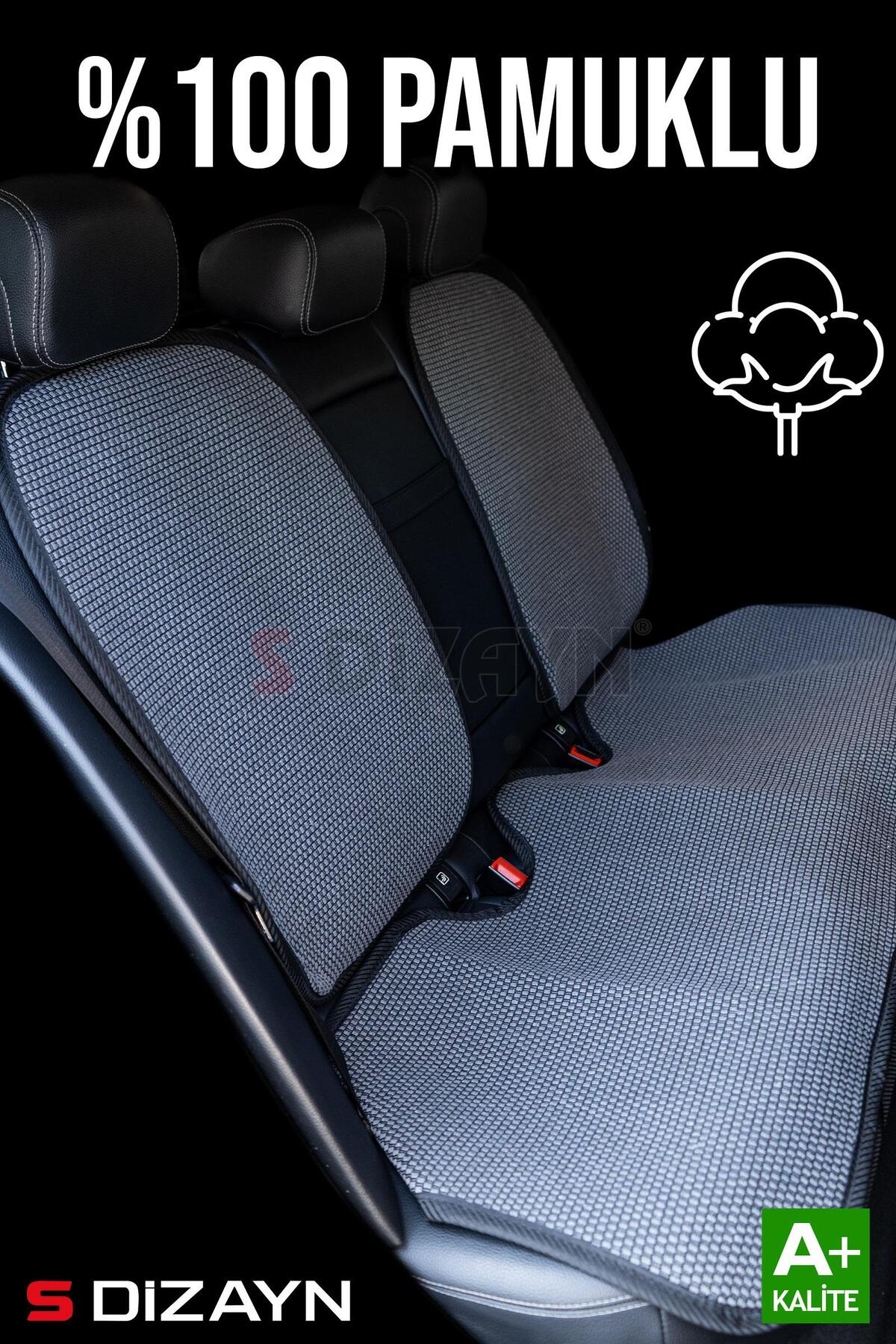 S Dizayn S-Dizayn Oto Koltuk Koruyucu Kılıf Set Füme Universal 2+3 Parça Ön Arka TOK-FM-5 fotoğrafı 6 (önizleme)