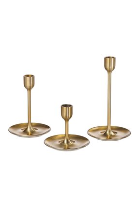 IKEA Fulltalıg Şamdan Pirinç Rengi 3 Adet