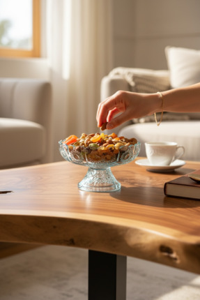 Bereketli Store Sara 3’lü Çerezlik Seti – Cam Sunum Kasesi, Mezelik & Kahvalt...