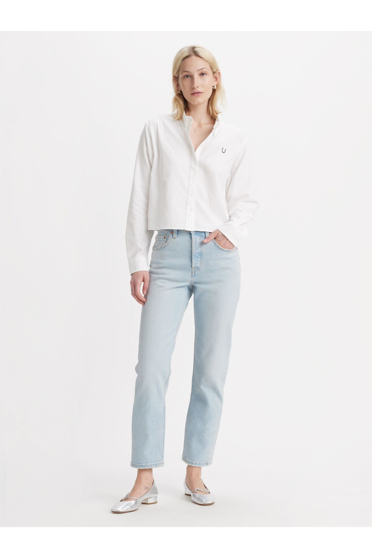 Levi's  501® CROP KADIN AÇIK MAVİ JEAN KOT PANTOLON 36200-0333