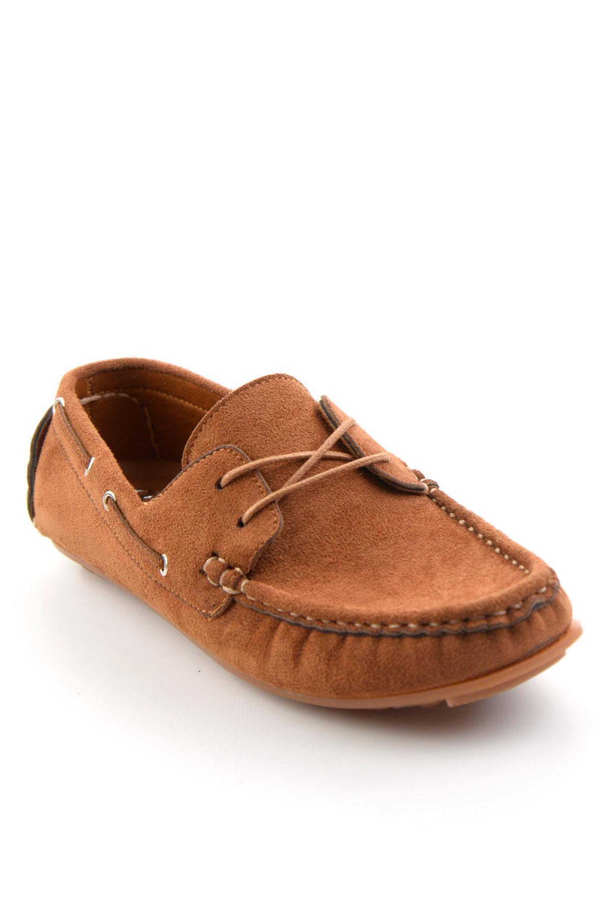 Bambi Taba Kadın Loafer Ayakkabı K01309000572 görsel 3
