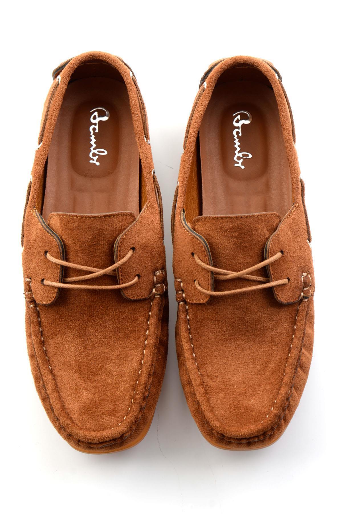 Bambi Taba Kadın Loafer Ayakkabı K01309000572 görsel 5