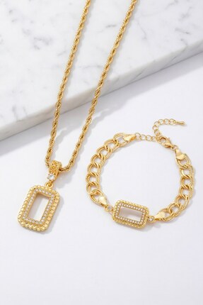 FerizZ Altın Kaplama Gram Çerçeve Kolye Ucu Ve Gram Çerçeve Samanyolu Model B...