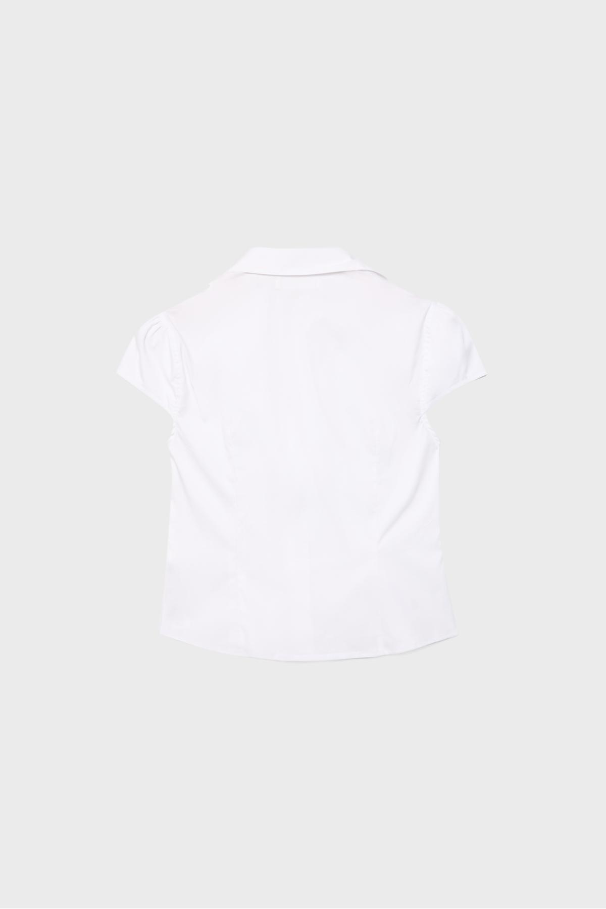 Stradivarius  Kısa kollu dar kesim gömlek - Görsel 7