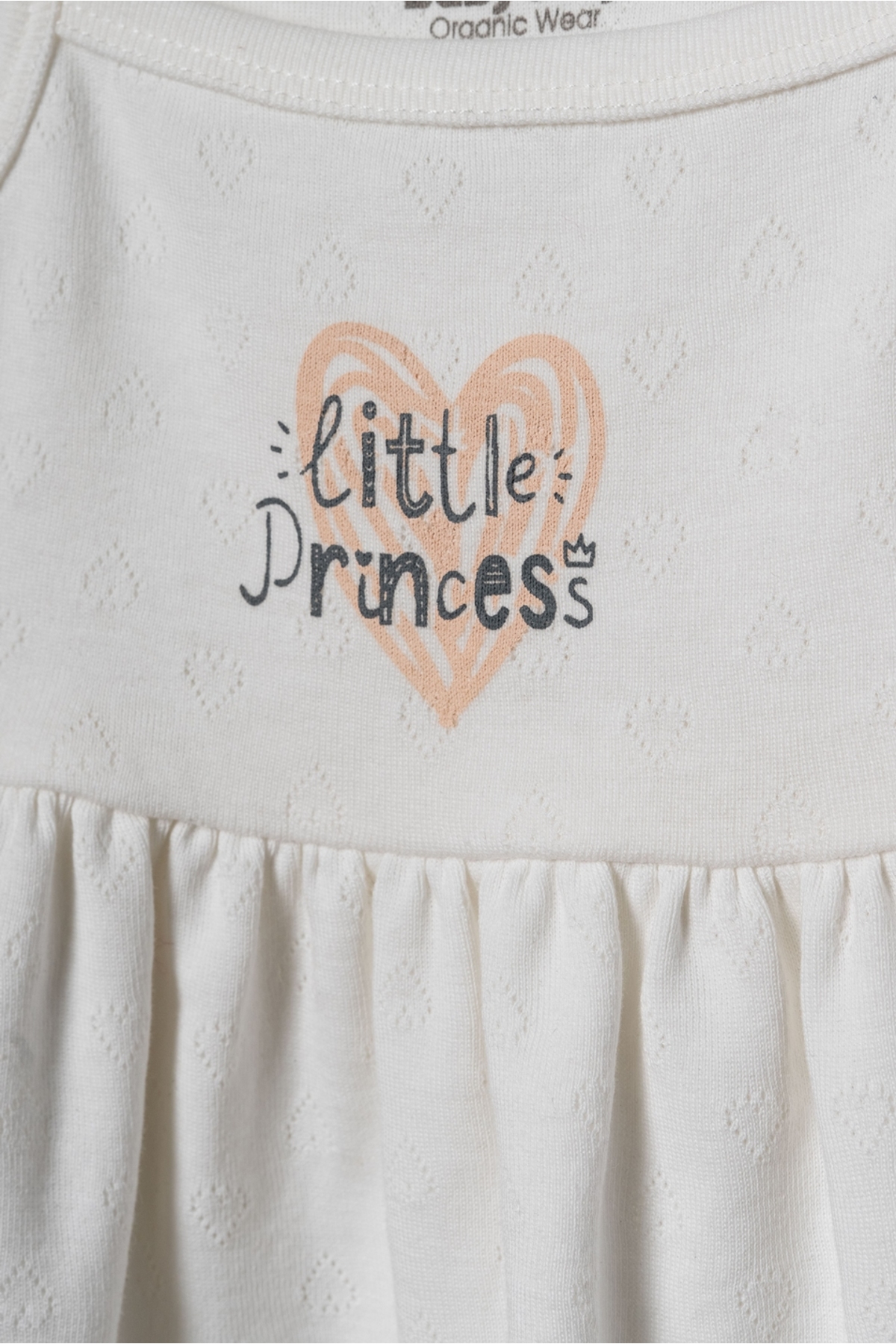BabyCosy Organic Wear %100 Organik Pamuk,Kız Bebek Elbise Saç Bandı Set – Little Princess Yazlık Bebek Elbise Takımı fotoğrafı 2 (önizleme)