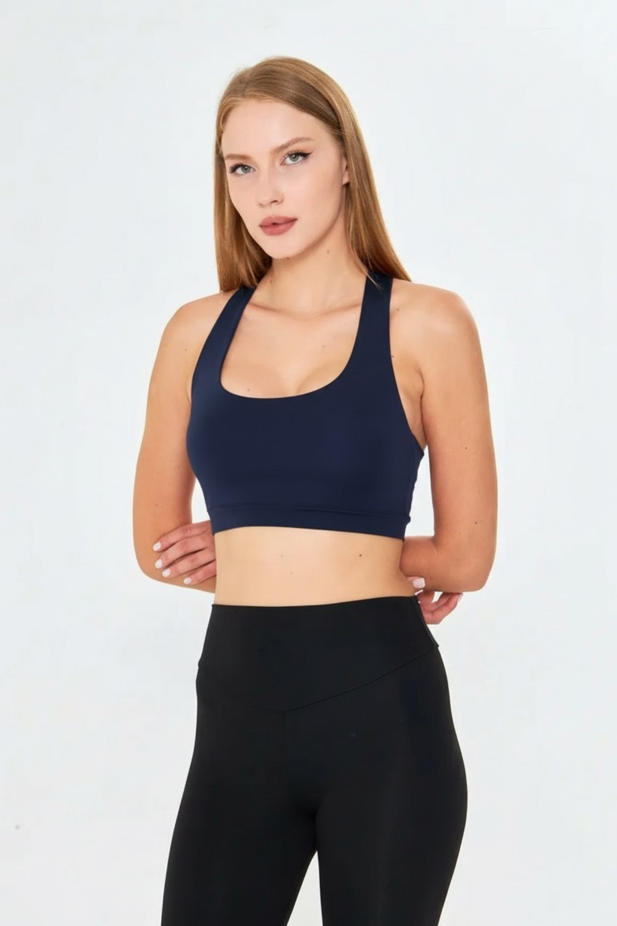 FLAMOVA SIRT ÇAPRAZ DETAYLI SPOR SÜTYENİ SPOR BRALET görsel 6