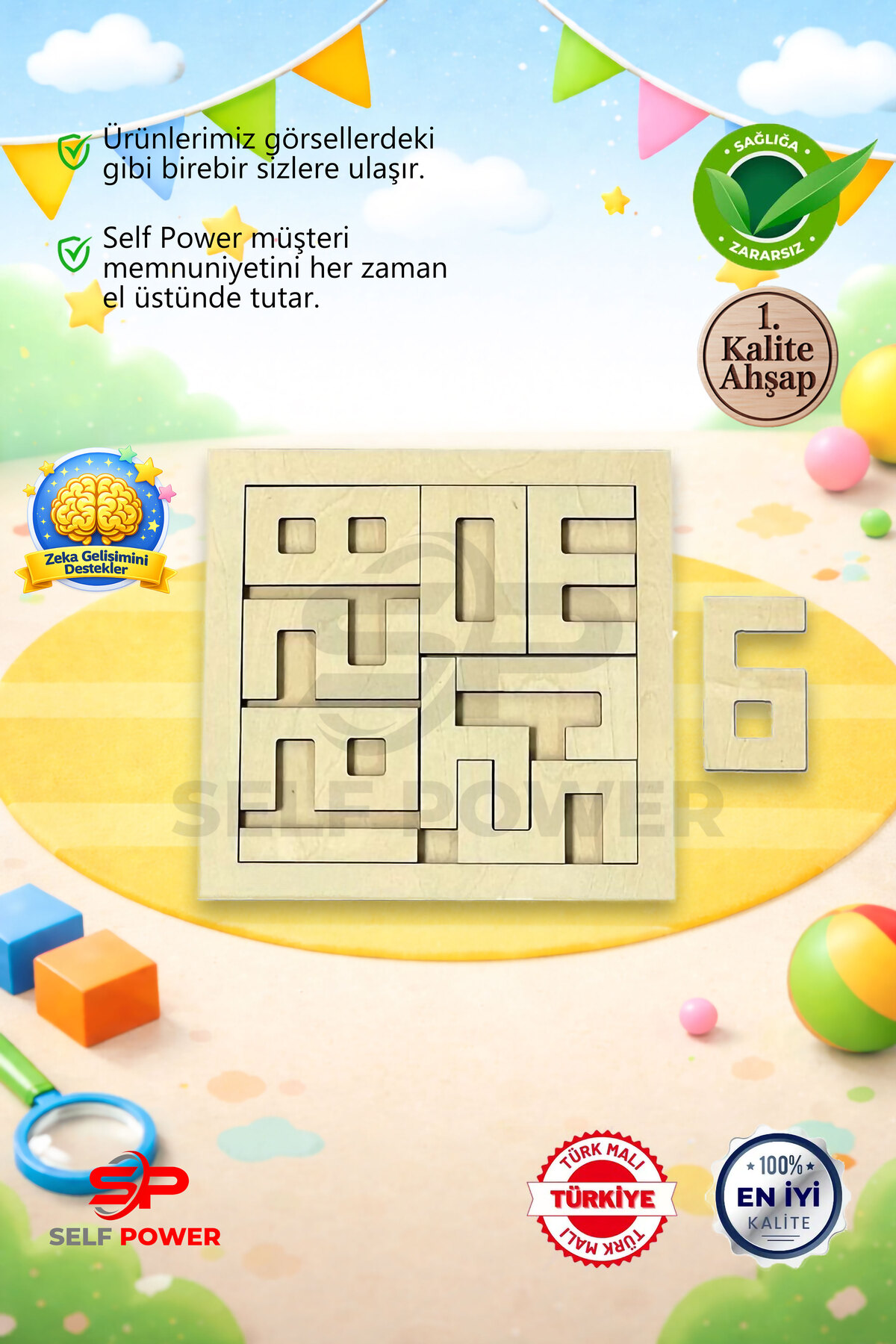 Self Power AHSAP ZEKA OYUNU RAKAMLAR BOYANABİLİR BOYA FIRÇA DAHİL fotoğrafı 2 (önizleme)