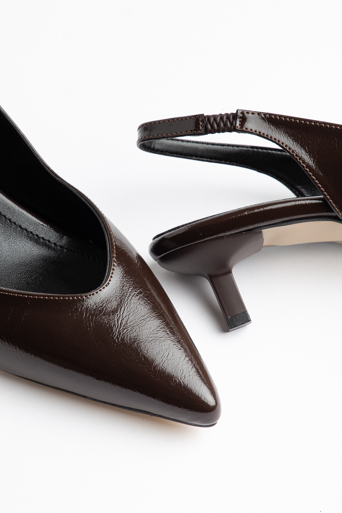 Elosy  SELA KAHVERENGİ KISA TOPUKLU AYAKKABI - Görsel 3