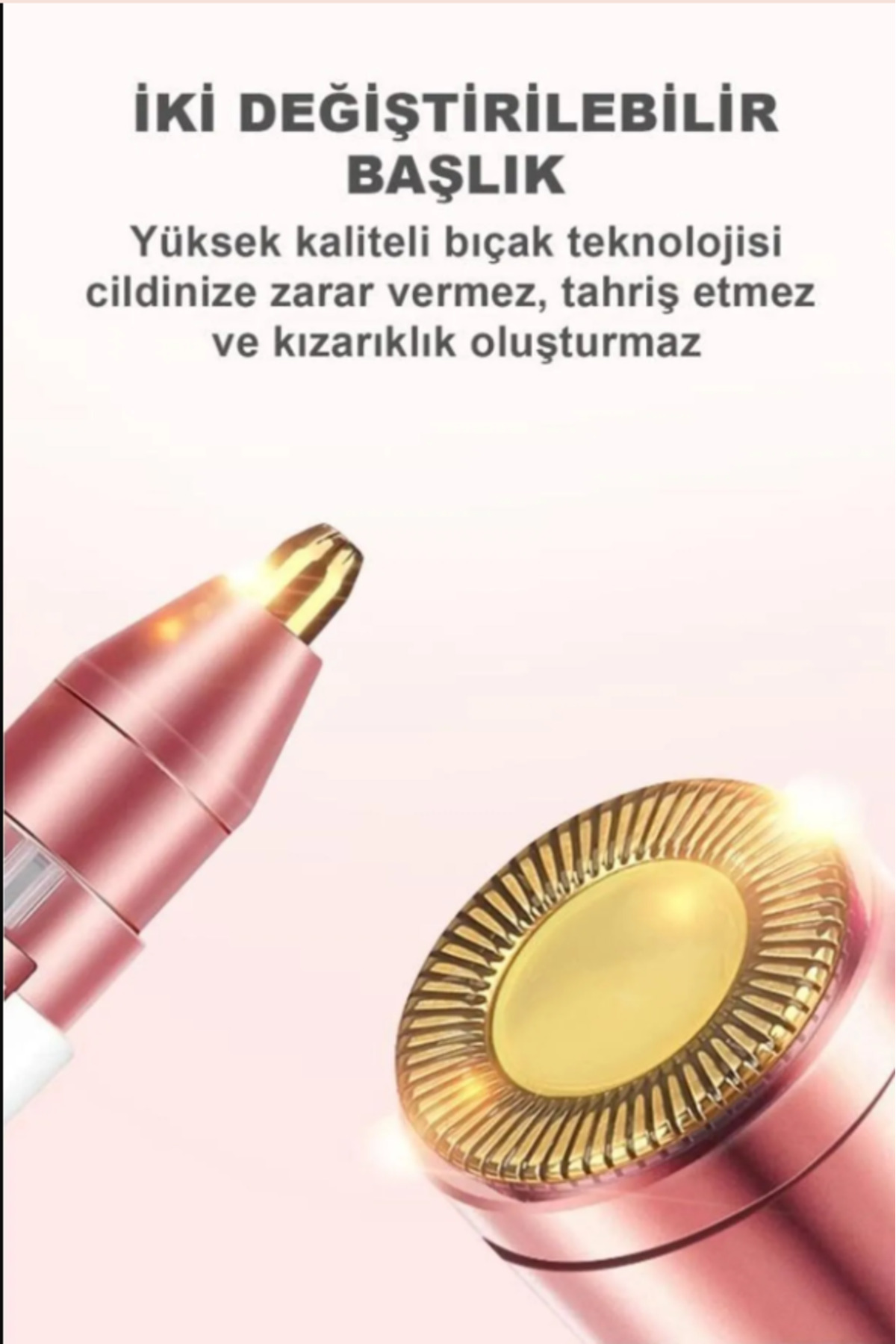 Çift Başlıklı Epilasyon Yüz Çene Işıklı Kıl Tüy Alma Mini Cep Epilasyonu — rt_397 — تصویر 2 از 2