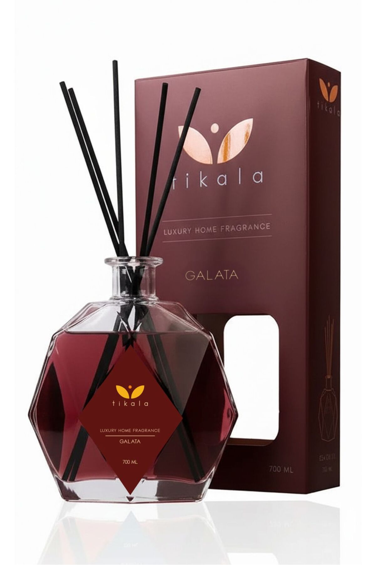 Bamboo Stick Crystal Room Fragrance Istanbul Galata 700 ML - Home Fragrance 700 ML Galata