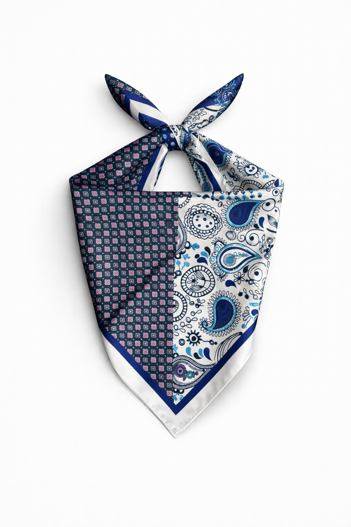 Ethnic Patterned Scarf Bandana 55x55cm