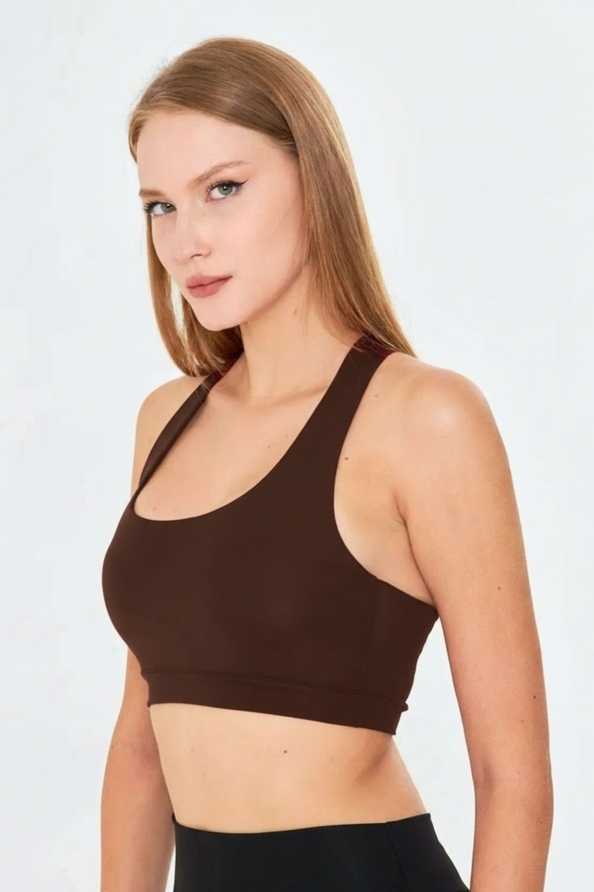 FLAMOVA SIRT ÇAPRAZ DETAYLI SPOR SÜTYENİ SPOR BRALET görsel 3